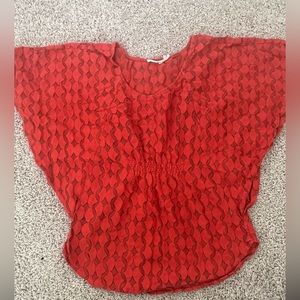 Red Lace Top